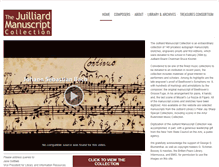 Tablet Screenshot of juilliardmanuscriptcollection.org